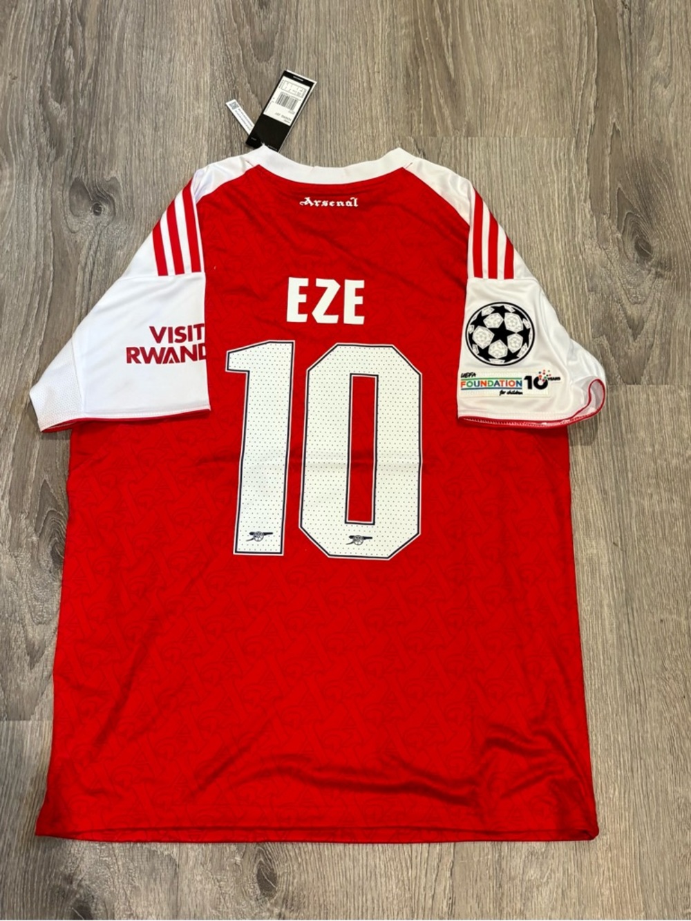Eberechi Eze Arsenal Home Jersey 25/26 Size Large